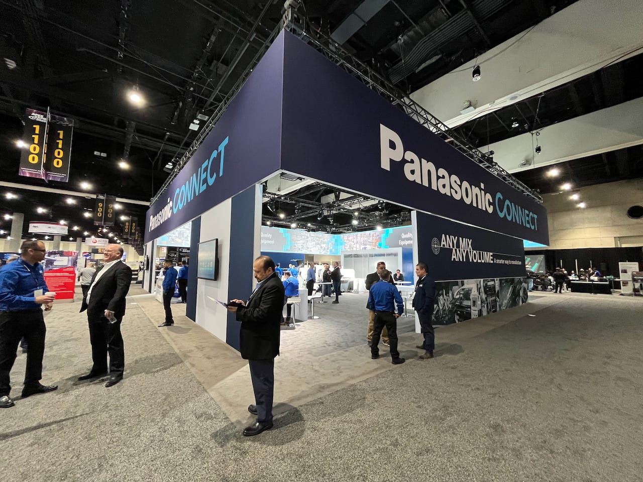 Panasonic Connect Trade Show Booth